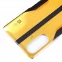 შუშის ბატარეის უკანა საფარი Xiaomi Redmi K40 Gaming-ისთვის (ყვითელი)